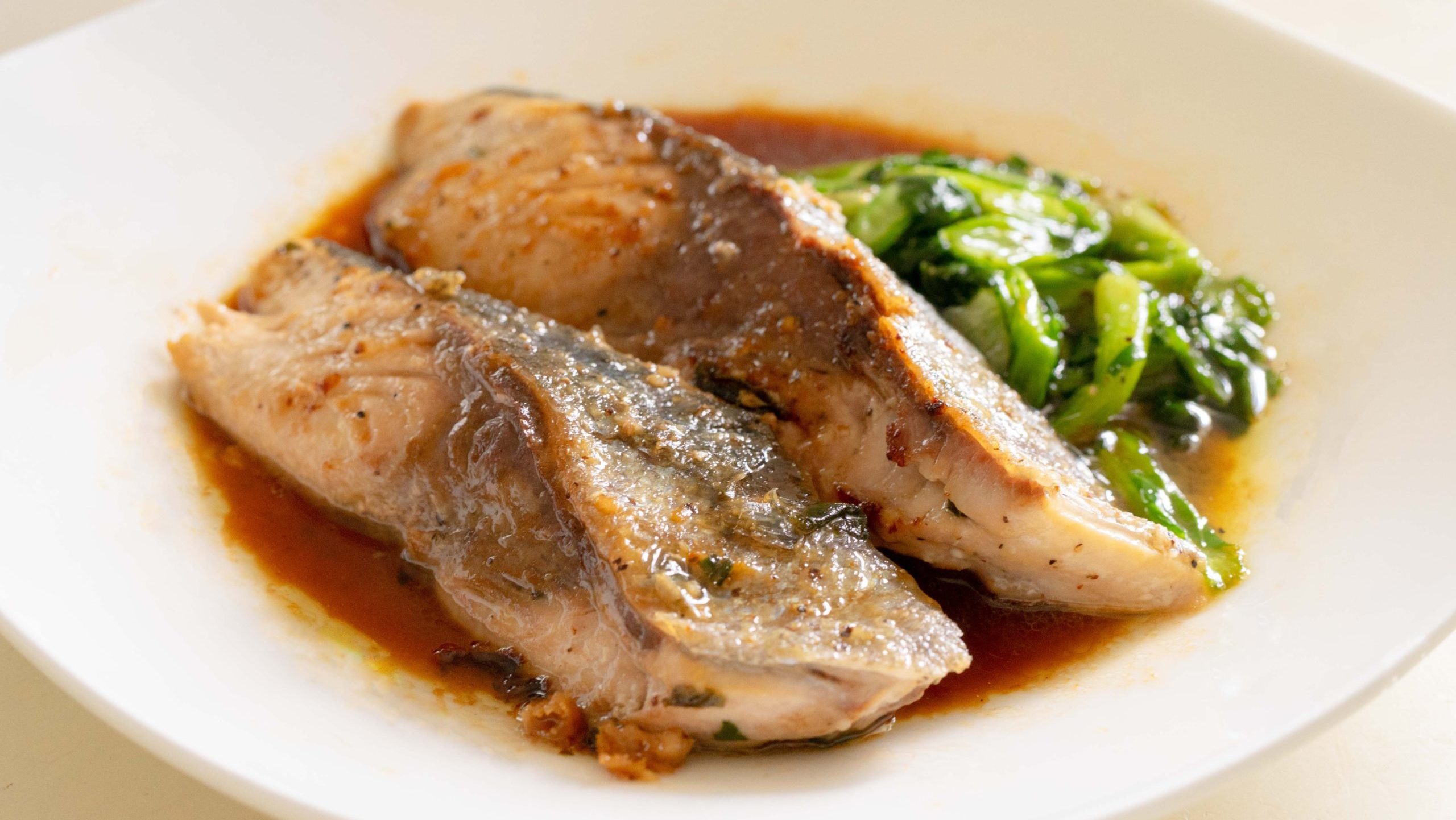 照り焼きされた魚